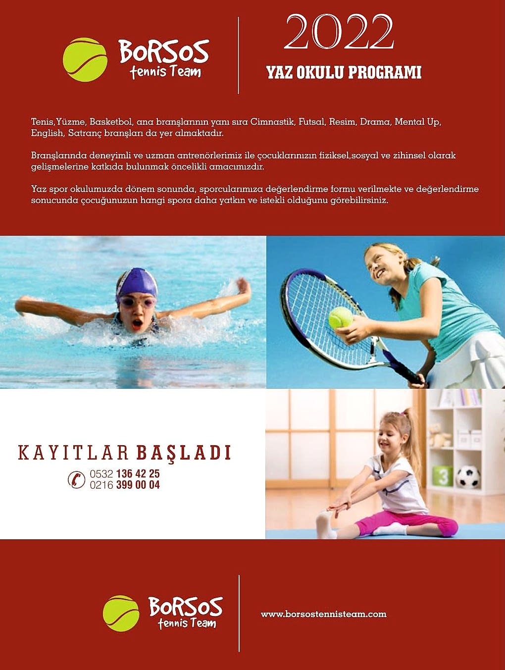 Tenis, borsos tennis team